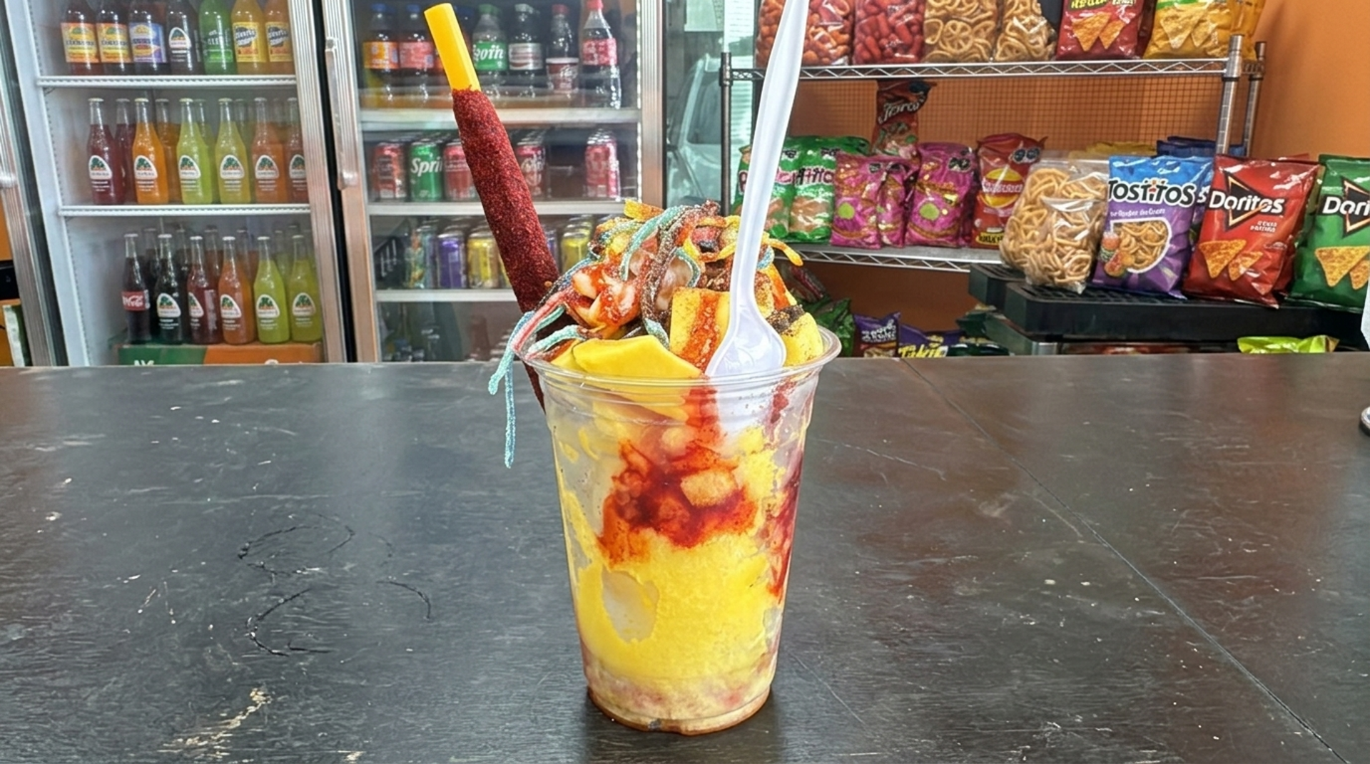Fresh fruit and a drive-thru
